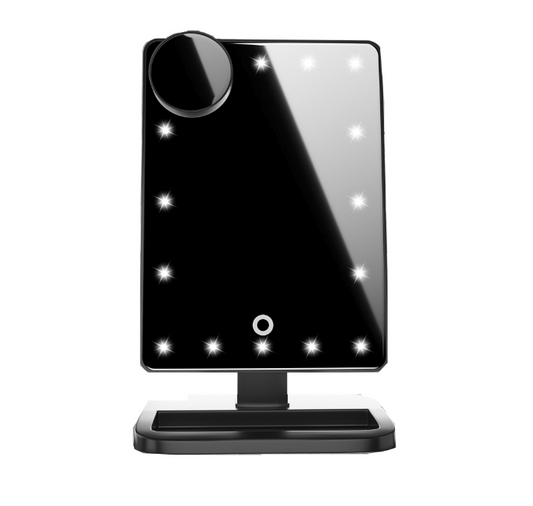 2O LED Light Touch Screen Makeup Mirror