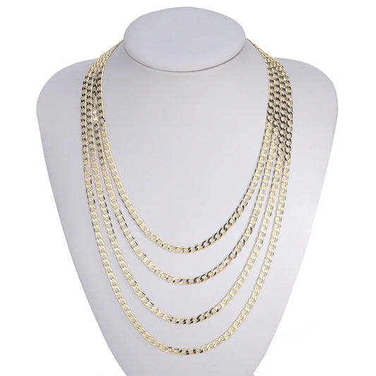 4mm Medium-Thick Chain Lock Necklace