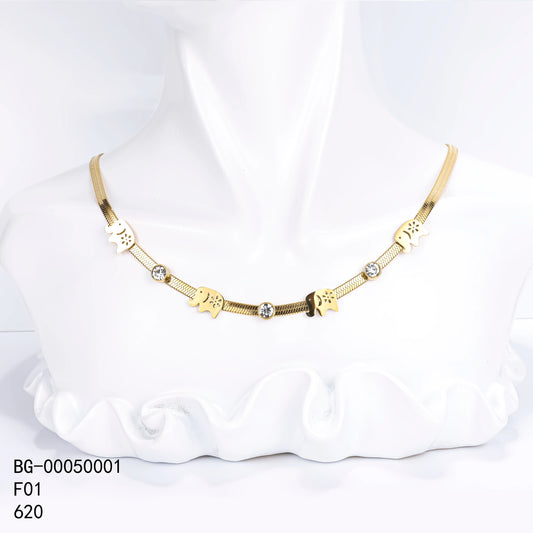 14K Gold Plated Snake Chain Necklace