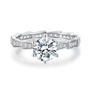 18K White Gold Lab Grown Diamond Wedding Ring