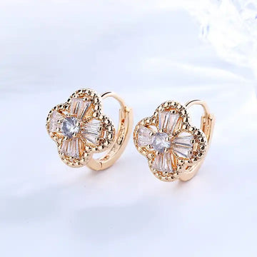 Wholesale Korean Crown Hoop Earrings | Stylish Huggie Circle Piercing Jewelry