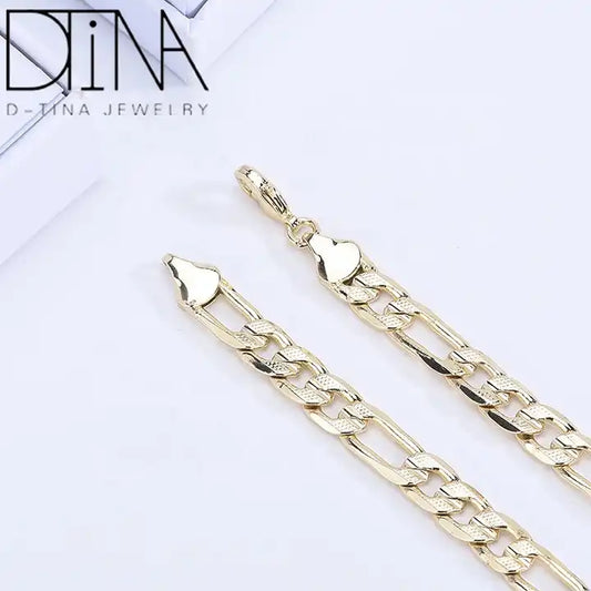 DTINA High-Quality Bold Gold-Plated Chain – Stylish Men’s Jewelry