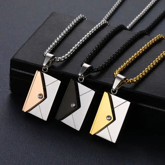 Factory Direct Wholesale Stainless Steel Love Letter Necklace