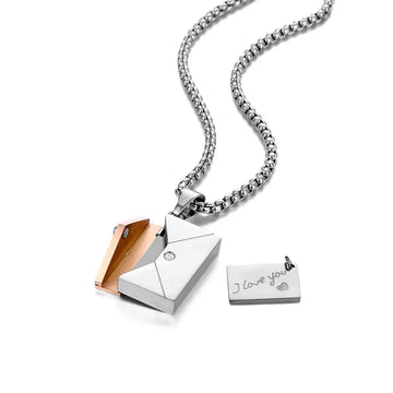 Factory Direct Wholesale Stainless Steel Love Letter Necklace