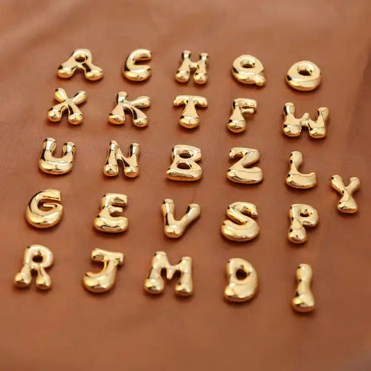 Tiny Alphabet Pendant Necklace | Gold-Plated Stainless Steel