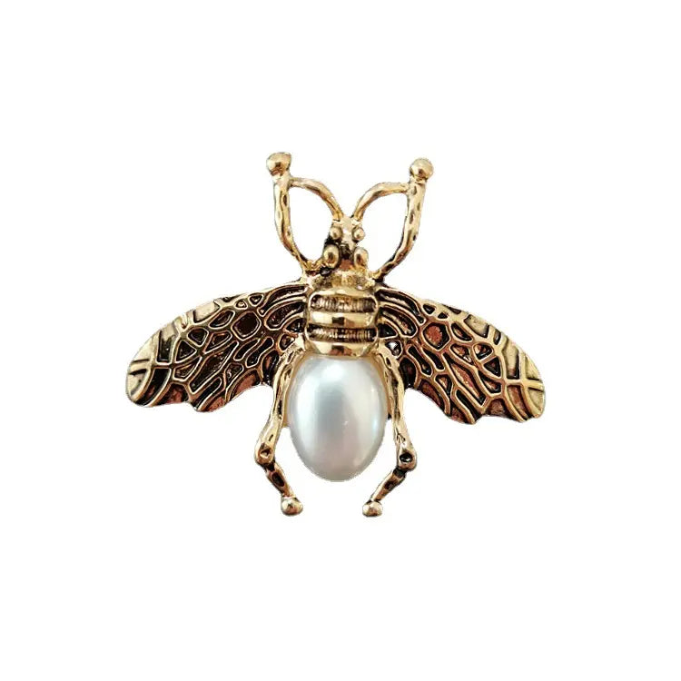 18K Gold Plated Stainless Steel Designer Brooch for Women