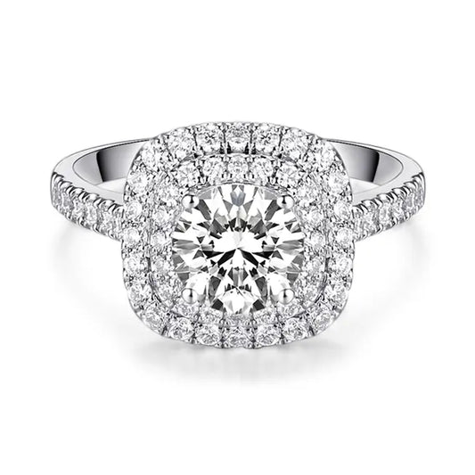 Personalized 0.3ct Oval Lab-Grown Diamond White Gold Engagement Ring