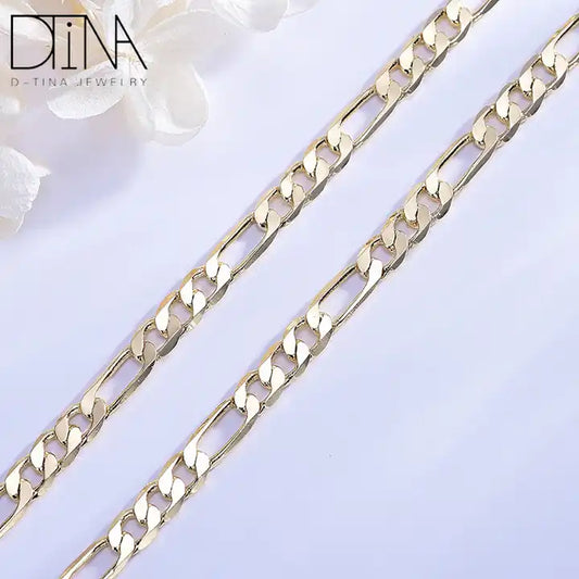 CM 14K Gold-Plated Cuban Chain Necklace