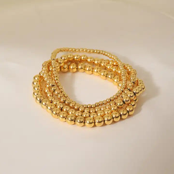 Joolim 18K PVD Gold Plated Stainless Steel Bead Bracelet