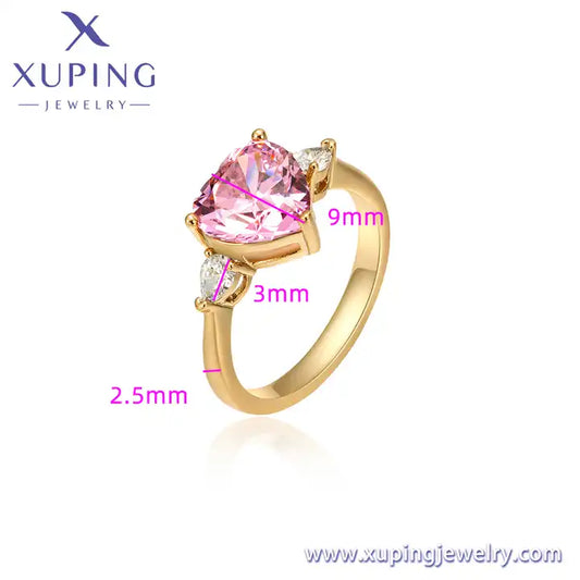 Xuping 18K Gold Plated Romantic Love Ring